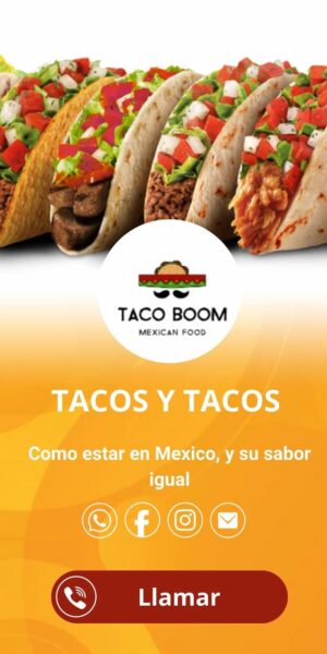Tarjeta/presentación profesional comidas rápidas